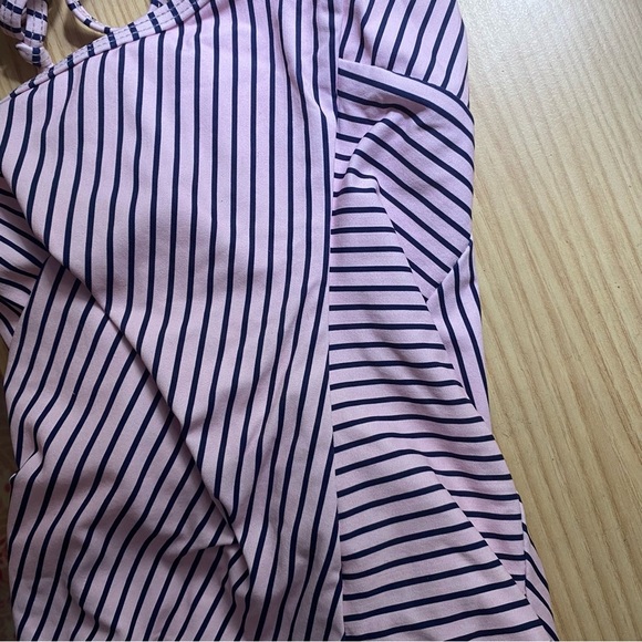NWT Splendid Pink Blue Striped One Piece - Picture 7 of 13